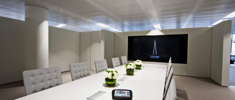 Panasonic 103" Plasma in The Shard Marketing Suite with Crestron TPMC-8X Panasonic 103" Plasma in The Shard Marketing Suite with Crestron TPMC-8X